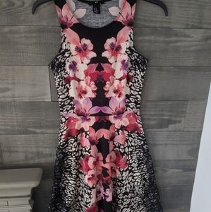 Floral Print Mini Dress